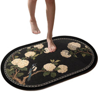 New Chinese Style Diatomaceous Earth Bath Mat Absorbent Quick Dry Non-Slip Floor Mat for Shower Room