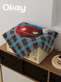 Coconut Pattern Microwave Oven Dust Cover for Air Fryer and Small Appliances