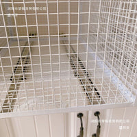Iron Art Mesh Storage Basket for Desktop, Toys, or Laundry