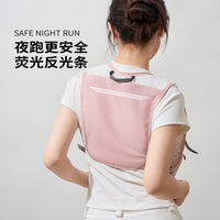 Outdoor Hiking Vest Backpack, Lightweight Cycling Running Hydration Pack with Water Bottle Holder