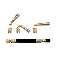 Tire Valve Stem Extension Tube Set for Inflatable Nozzles