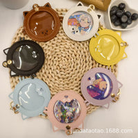 Creative Cat Ita Bag Anime Star Peripheral Display Storage Protective Case for Badges and Pins