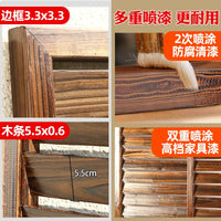 Outdoor Wood Garden Fence Panel for Patio Balcony Privacy Screen