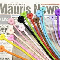 210mm Reusable Silicone Cable Ties for Cord Management and DIY Crafts, 30-Pack