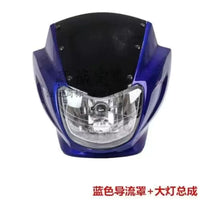 Motorcycle Headlight Assembly Fairing for HJ125-7-7A-7D Silver Leopard