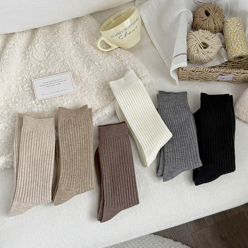 Women's Winter Cashmere Blend Thermal Mid-Calf Socks
