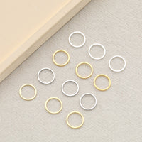 14K Gold Plated Closed Jump Rings for DIY Jewelry Making, Bracelets, Necklaces, Earrings