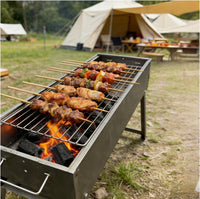 Portable Charcoal BBQ Grill for Outdoor Camping and Picnic