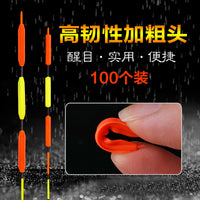 Fishing Float Bobber Accessories with Thickened Triangular/Cylindrical Tail, High Toughness, Damage-Free