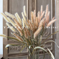 Artificial Foxtail Grass Pampas Reed for Home Decor