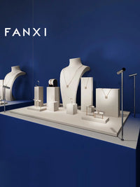 FANXI Premium Jewelry Display Stand for Rings, Earrings, Necklaces, and Pendants