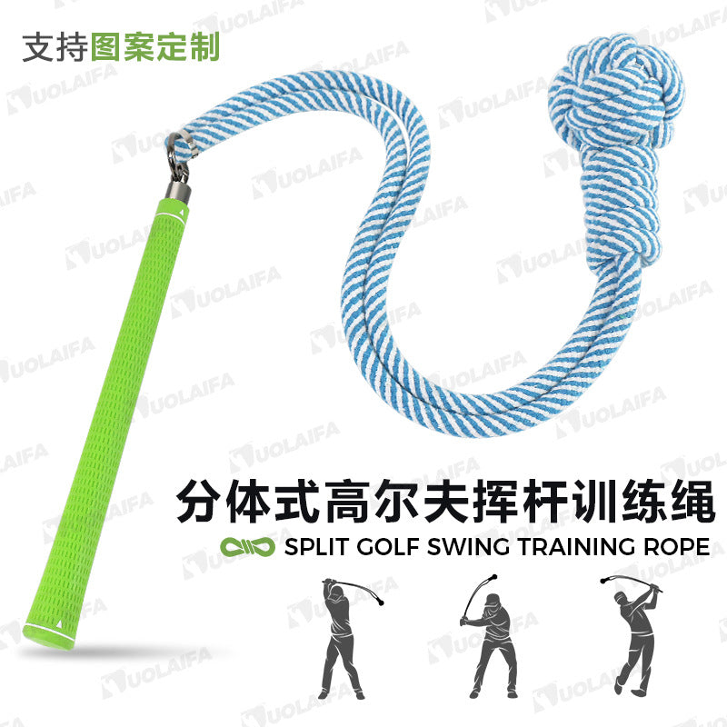Golf Swing Training Rope for Beginners - Split-Type Rhythm Improvement Aid