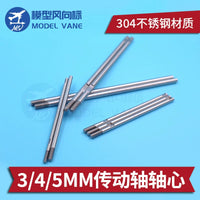304 Stainless Steel Drive Shaft for RC Boat Models, 3mm 4mm 5mm Diameter