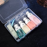Travel Portable Cosmetic Bottle Set Lotion Press Pump Spray Mist Cream Jars