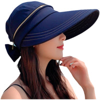 Women's Adjustable Sun Visor Hat for Outdoor Sports and Cycling