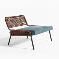 Outdoor Rattan Wicker Sofa Set with Coffee Table for Patio Balcony Garden