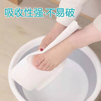 Disposable Foot Wipes for Pedicures and Home Use, Absorbent Foot Towels
