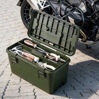 Portable Multi-functional Hardware Tool Box for Home, Camping, and Industrial Storage