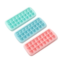 Silicone Ice Cube Tray with Lid, Food-Grade Platinum Silicone Ice Mold for Home and Commercial Use, Quick Freeze DIY Ice Maker