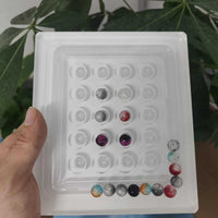 Acrylic Bead Display Tray for DIY Bracelets and Jewelry