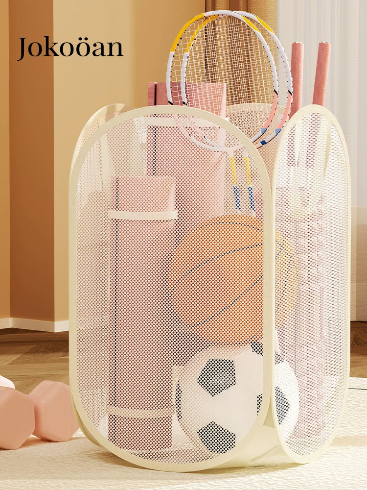 Basketball Storage Rack for Home, Sports Equipment Organizer for Kids' Toys and Balls