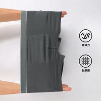Men's Classic Cotton Boxer Briefs Breathable Double-Layer Crotch Seamless Underwear