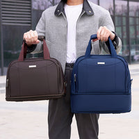Expandable Oxford Cloth Travel Duffel Bag with Large Capacity for Gym and Outdoor Activities