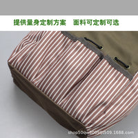 Multifunctional Oxford Cloth Garden Tool Bag Apron with Waterproof Lining
