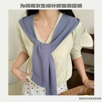 Sun Protection Hooded Shawl Scarf for Women, Multi-functional Neck Cover Headwrap