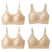 Invisible Seamless Push-Up Bra with Jelly Support for Women