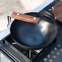 Muyouwu Nitrided Iron Camping Pot with Detachable Handle