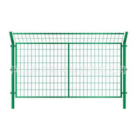 Peach Post Curved Fence Panel for Garden, Landscape, and Pond Enclosures
