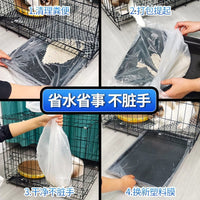 Pet Litter Tray Liners for Cats, Dogs, Birds, and Rabbits - Disposable Waste Bags for Cages and Litter Boxes