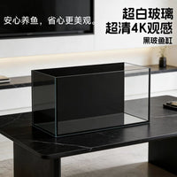 Crystal Clear Glass Aquarium for Home and Office Desktop, Small to Large Ecological Landscape Fish Tank