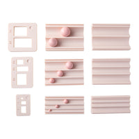 Upgraded Polymer Clay Bead Roller and Perforator Tool Set with Measuring Cup