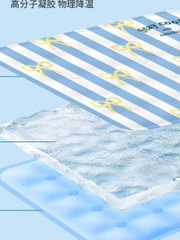 Pet Cooling Gel Mat for Cats and Dogs - Water-Filled Summer Sleep Pad