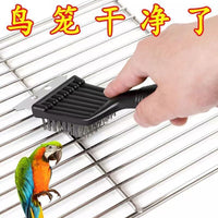Bird Cage Cleaning Brush Stainless Steel Bird Dropping Shovel Durable Stain Removal Tool