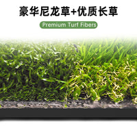 SEEKFUNS Golf Hitting Mat with Dual Turf, Rubber Base, and Replaceable Tees