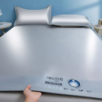 Summer Cooling Ice Silk Mat Jacquard Weave for Bedroom Dormitory
