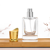 Refillable Clear Glass Perfume Atomizer Bottle for Travel and Skincare