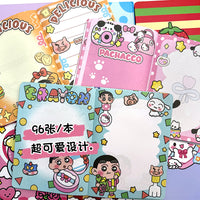 A5 Fruit Cartoon Hardcover Notebook Diary with Color Pages