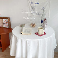 Ins-Style Cotton Linen Photography Backdrop for Food & Product Shoots