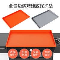 Silicone Grill Mat for Outdoor Grilling, High Temperature Resistant BBQ Protective Pad