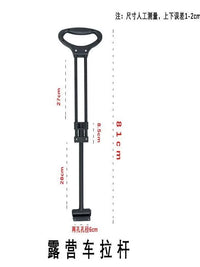 Camping Cart Table Board Clips and Support Rod Connectors for Outdoor Utility Wagons