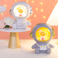 Astronaut Piggy Bank Night Light for Bedroom Decor