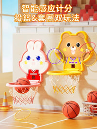 Adjustable Kids Indoor Basketball Hoop for Toddlers 1-6 Years Old, Portable Basketball Stand for Boys and Girls