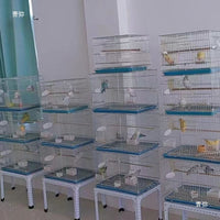 Multi-functional Bird Cage Stand with Storage Shelf
