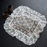 Lace Mesh Dust Cover for Tea Sets, Telephones, and Fruit Plates
