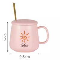 55°C Smart Mug Warmer Set with Ceramic Coffee Cup, Ideal Gift for Beverage Enthusiasts