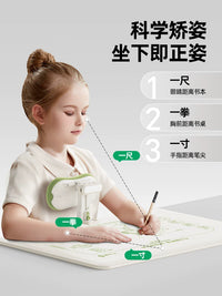 Cat Prince Kids Posture Corrector for Desk, Adjustable Reading Writing Stand, Anti-Myopia Hunchback Device